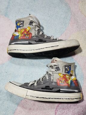 Converse All Stars The Simpsons Couch Gag Hi Tops Shoes 2013 - M sz 5 / W sz 7